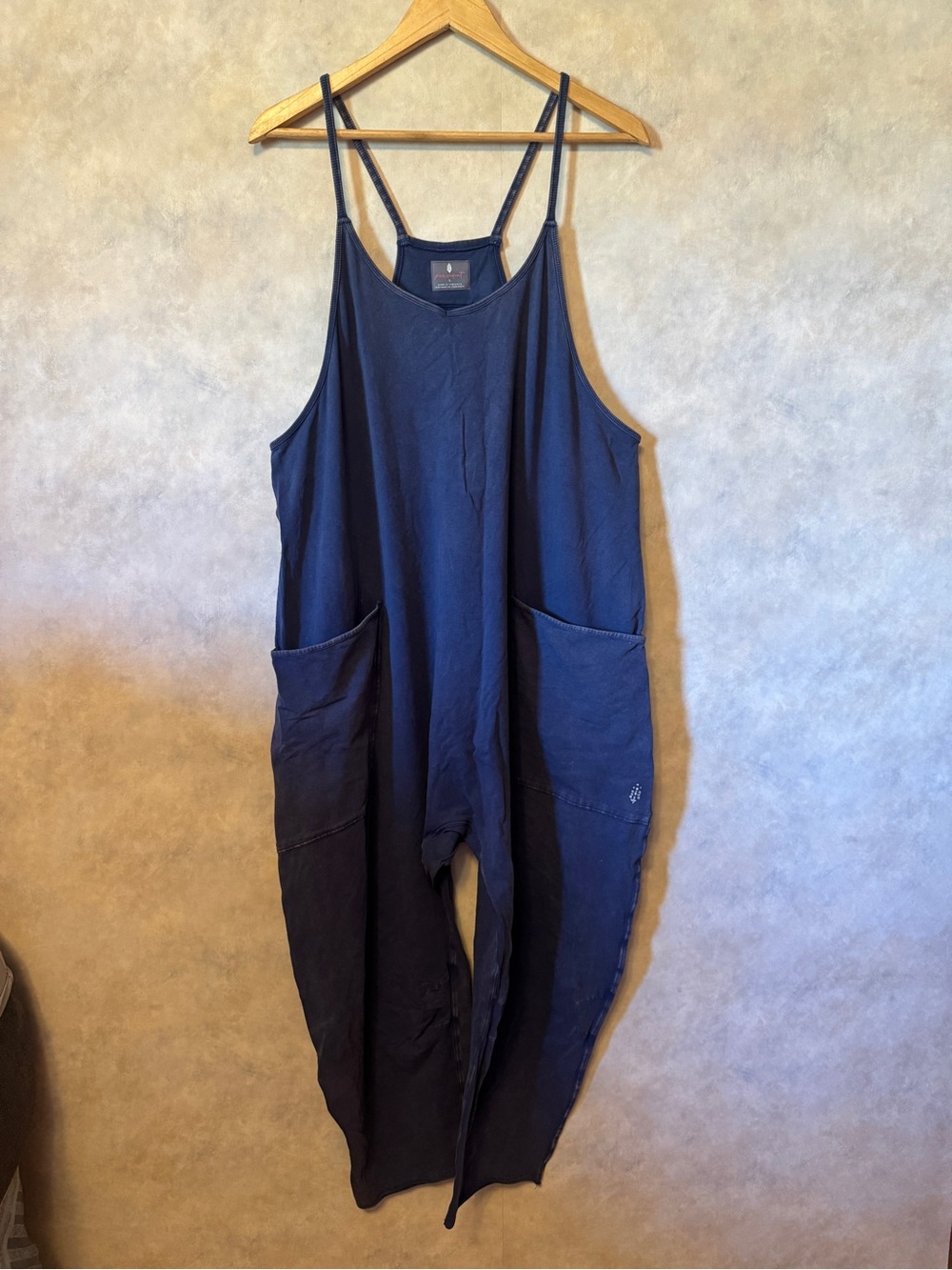 Free People | Hot Shot Onesie Navy Blue | L